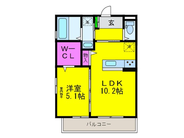 エスポワールソプラの物件間取画像